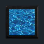 Dark Blue Pool Water  Gift Box<br><div class="desc">Amazingly cool looking dappled pool water in a deep blue</div>