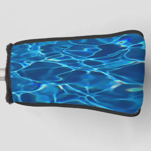 Dark Blue Pool Water Golf Head Cover