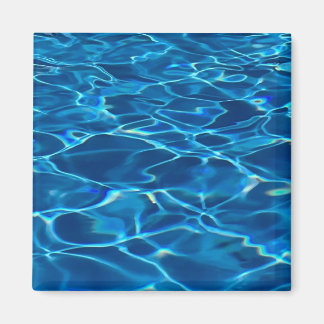 Dark Blue Pool Water Magnet
