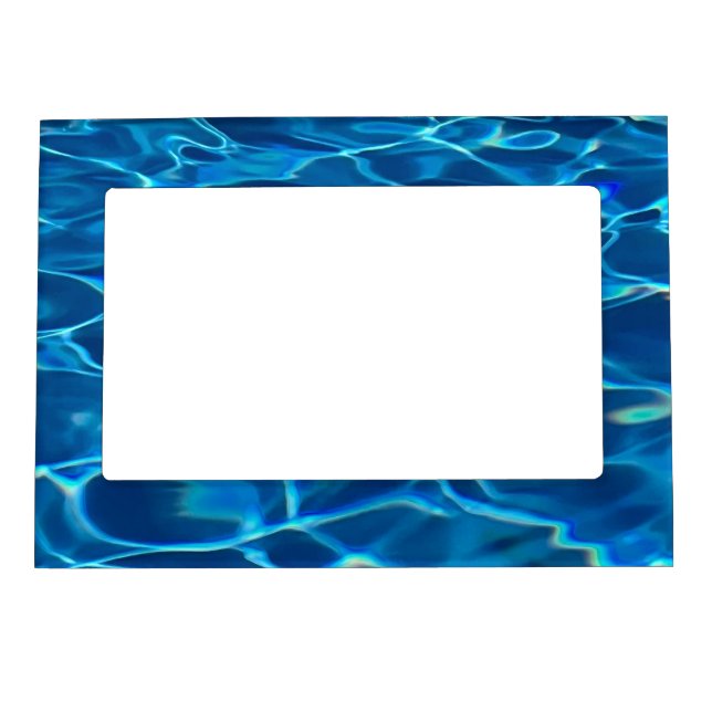 Dark Blue Pool Water  Magnetic Frame (Front)