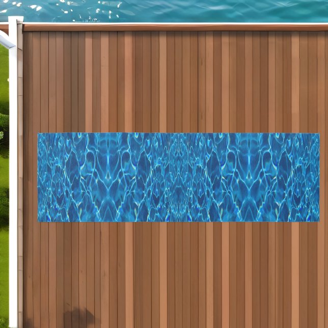 Dark Blue Pool Water  Outdoor Rug (Insitu (Outdoor 1))