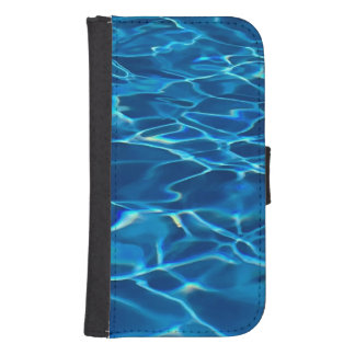 Dark Blue Pool Water  Galaxy S4 Wallet Case