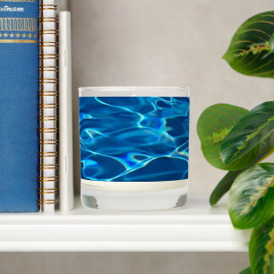 Dark Blue Pool Water Scented Candle