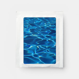 Dark Blue Pool Water  Tea Bag Drink Mix