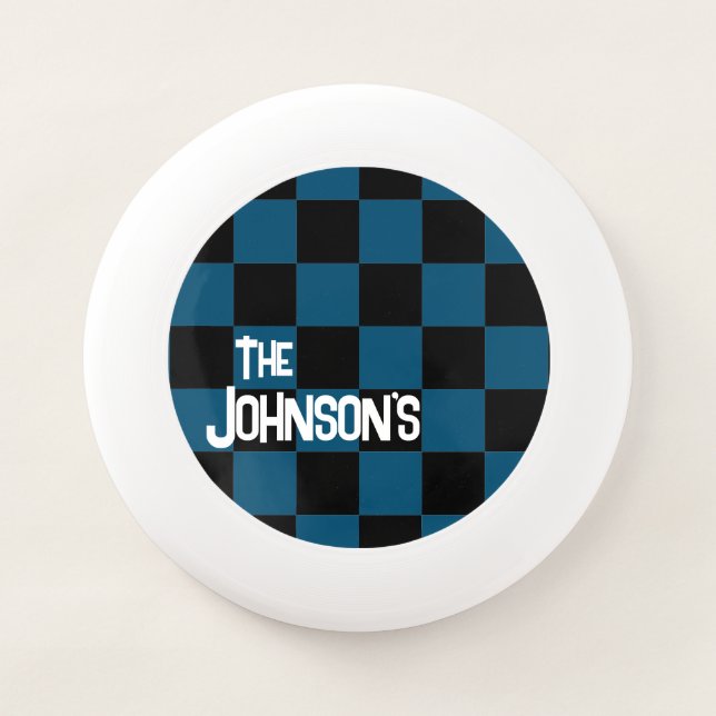 Dark Blue Punk Rocker with Name Wham-O Frisbee (Front)