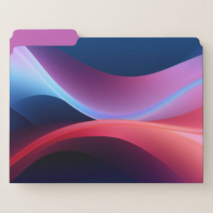 Dark blue purple abstract file folder