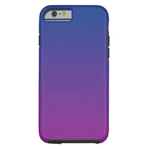 Dark Blue  Purple Ombre Tough iPhone 6 Case