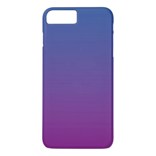 Dark Blue  Purple Ombre iPhone 8 Plus7 Plus Case