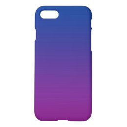 Dark Blue & Purple Ombre iPhone 8/7 Case