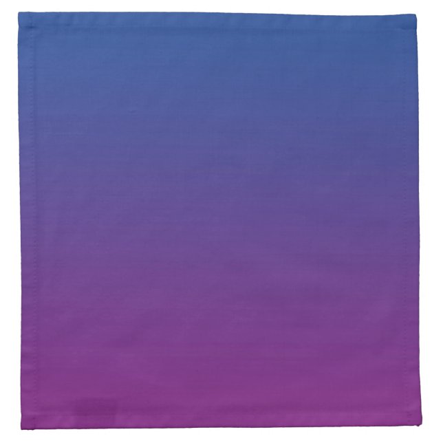 Dark Blue & Purple Ombre Napkin (Front)