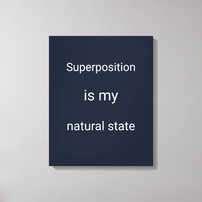 Dark Blue Roboto Quantum Engineer Wall Art (Front)
