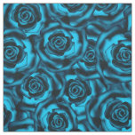 Dark blue roses fabric