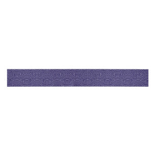 Dark Blue Same Komon (shark skin) Grosgrain Ribbon