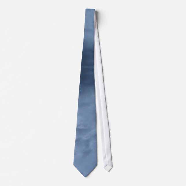 Dark blue sky reflection tie (Front)