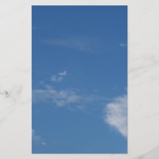 dark blue sky white clouds (Front)
