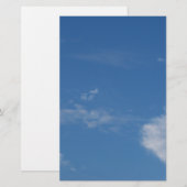 dark blue sky white clouds (Front/Back)