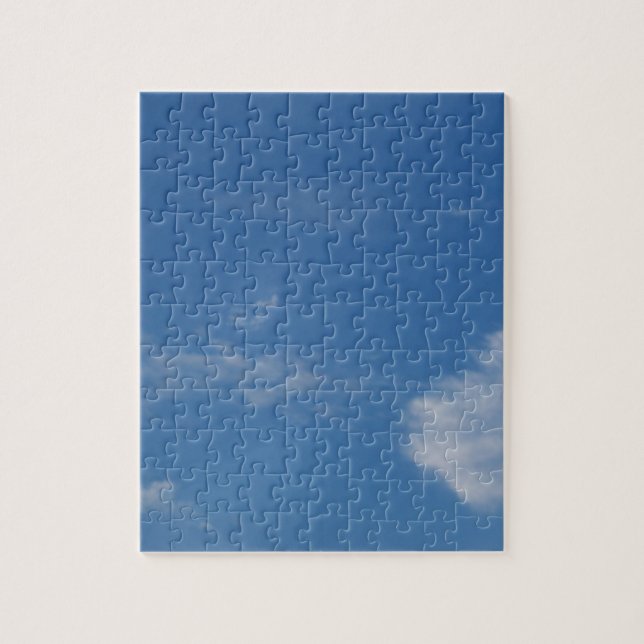 dark blue sky white clouds jigsaw puzzle (Vertical)