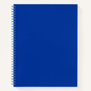 Dark Blue Solid Color Notebook