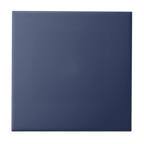 Dark Blue Solid Matches Blue  White Woodland Ceramic Tile