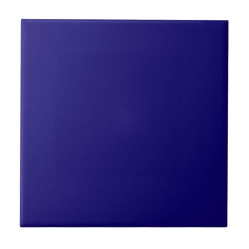 Dark Blue Solid Matches Blue  White Woodland Ceramic Tile