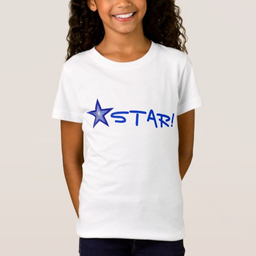 Dark Blue Star STAR small star t_shirt girls