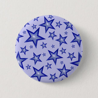 Dark Blue Stars button pale blue