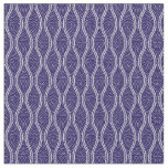 Dark Blue Tatewaku Same Komon (medium scale) Fabric