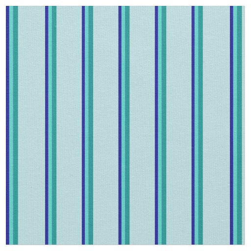 Dark Blue, Turquoise, Dark Cyan & Powder Blue Fabric