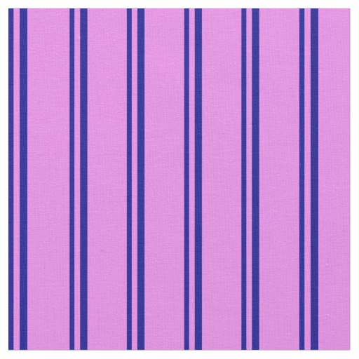 Dark Blue & Violet Lined Pattern Fabric