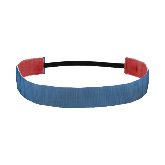 Dark Blue Water Ripples Athletic Headband (Front)