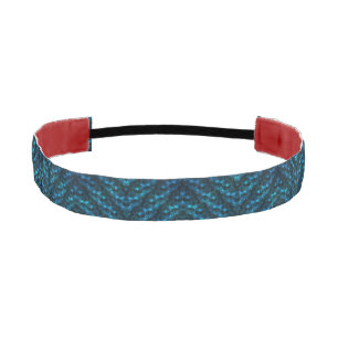 Dark Blue Waves Athletic Headband