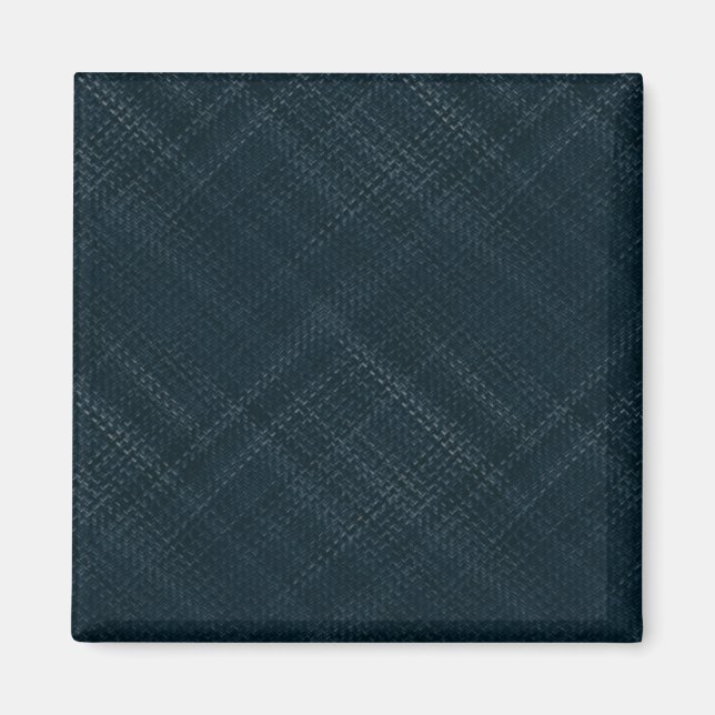 Dark Blue With Checkered Pinstripe Magnet (Front)