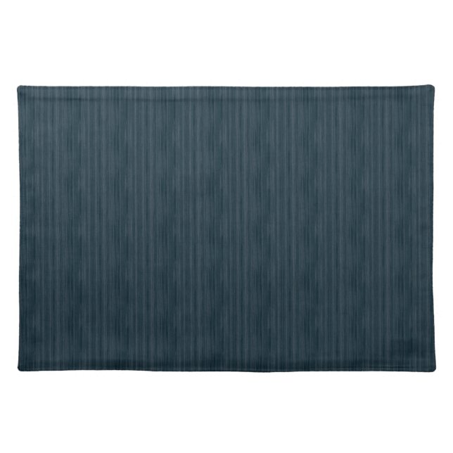 Dark Blue Woodgrain Placemat (Front)