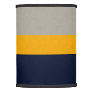 yellow gray lamp shade