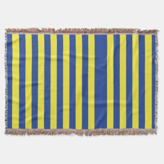 Dark Blue & Yellow Stripes
