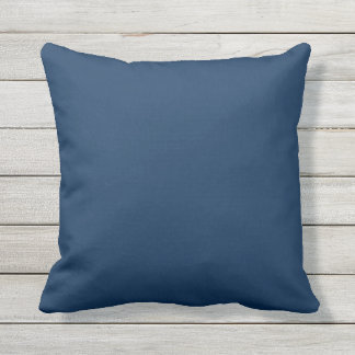 Dark blueberry blue pillow