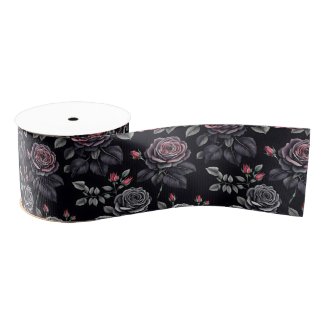 Dark Blush Roses Floral Art design