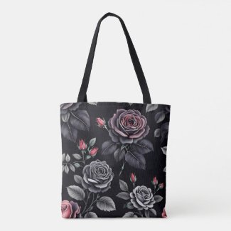Dark Blush Roses Floral Art design