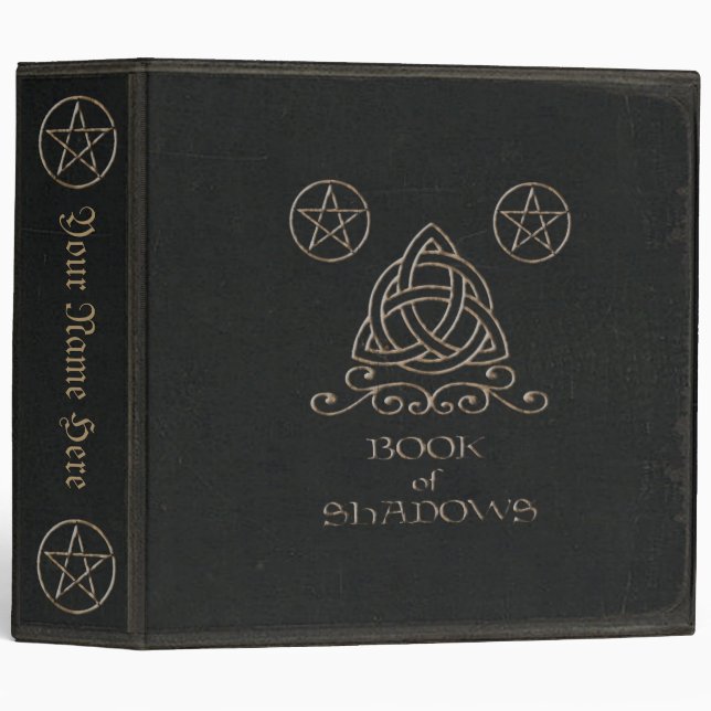 Dark Book of Shadows 3 Ring Binder (Front/Spine)
