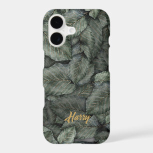 Dark Botanical Forest Glimmer iPhone 17 Case