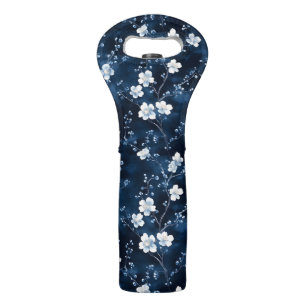 Dark Botanicals Wine Bag