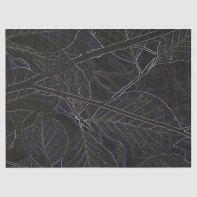 Dark boughs tissue paper (Front)
