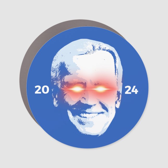 Dark Brandon 2024 Big Head Car Magnet (Front)