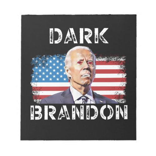 Dark Brandon Anti Biden Republican Gifts America Notepad