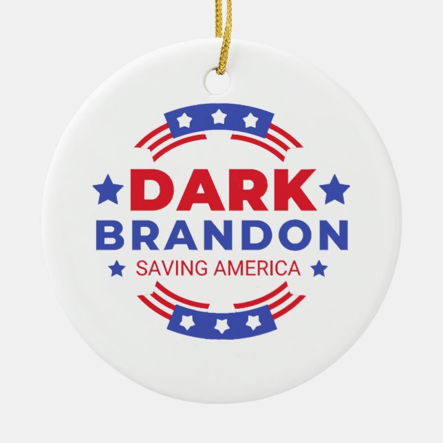 Dark Brandon  Ceramic Ornament (Front)