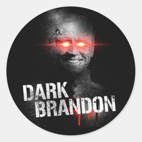 Dark Brandon Classic Round Sticker