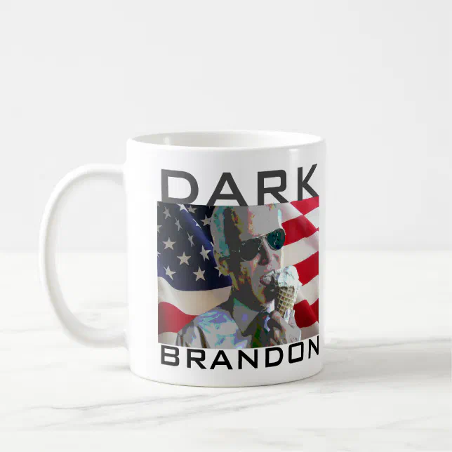 Dark Brandon Eating Ice Cream Coffee Mug | Zazzle