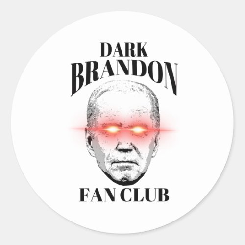 Dark Brandon Fan Club Classic Round Sticker