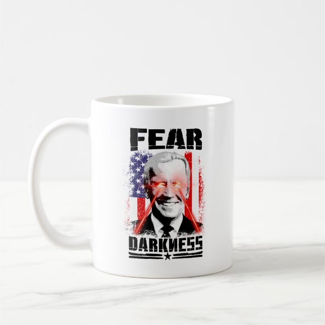Dark Brandon: Fear Darkness Coffee Mug (Left)