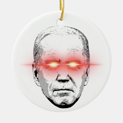 Dark Brandon Head Ceramic Ornament